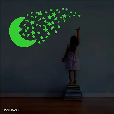 Night Glow - Radium Glow in The Dark - Night Glowing Wall Stickers-thumb0