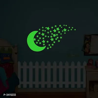 Night Glow - Radium Glow in The Dark - Night Glowing Wall Stickers-thumb2