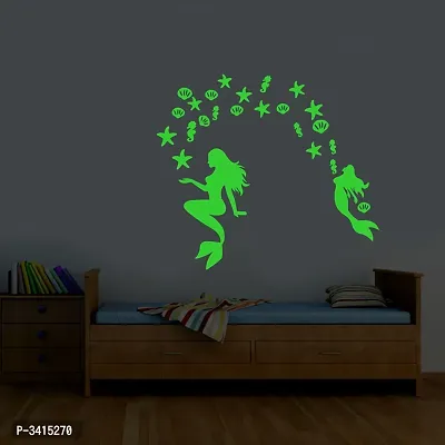 Night Glow - Radium Glow in The Dark - Night Glowing Wall Stickers