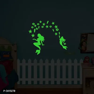 Night Glow - Radium Glow in The Dark - Night Glowing Wall Stickers-thumb2