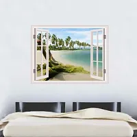 Wall Stickers for Bedroom Kitchen Home Decor Window Illusion (22X30Inches)-thumb2