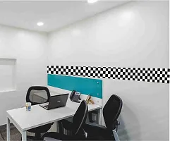 Black  White  Blocks Texture Design Vinyl Oil Proof and Waterproof Self Adhesive Wall Tile Decals Sticker-thumb1