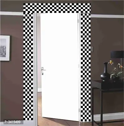 Black  White  Blocks Texture Design Vinyl Oil Proof and Waterproof Self Adhesive Wall Tile Decals Sticker-thumb5