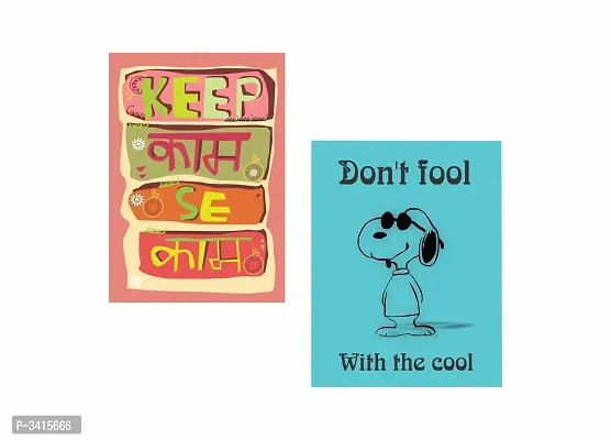 funny and cool   -  - Design| Set of 2 Posters | Unframed (45 Cm X 30 Cm)-thumb2