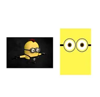 Minions  -  - Design| Set of 2 Posters | Unframed (45 Cm X 30 Cm)-thumb1