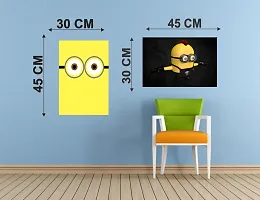 Minions  -  - Design| Set of 2 Posters | Unframed (45 Cm X 30 Cm)-thumb2