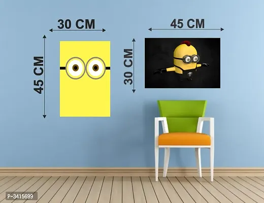 Minions  -  - Design| Set of 2 Posters | Unframed (45 Cm X 30 Cm)-thumb3