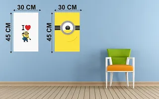 Minions  -  - Design| Set of 2 Posters | Unframed (45 Cm X 30 Cm)-thumb2