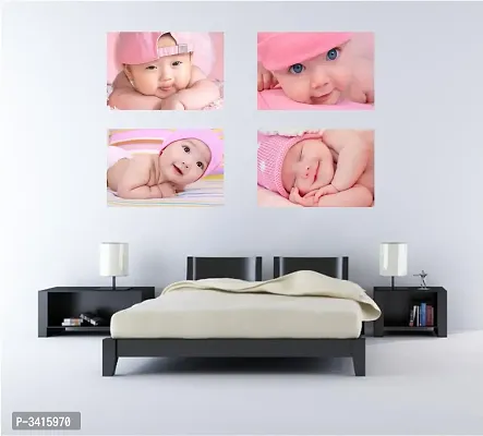 Cute New Born Babies -  Design|Set Of 4 Posters | Unframed (30 Cm X 45 Cm)-thumb2