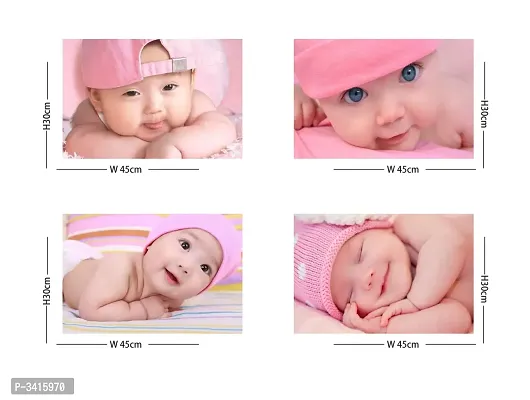 Cute New Born Babies -  Design|Set Of 4 Posters | Unframed (30 Cm X 45 Cm)-thumb4