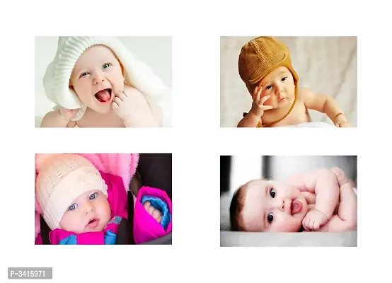 Cute New Born Babies -  Design|Set Of 4 Posters | Unframed (30 Cm X 45 Cm)-thumb3