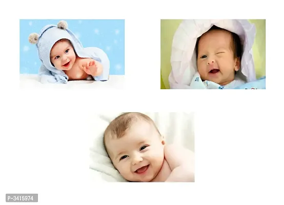 Cute New Born Babies -  Design|Set Of 3 Posters | Unframed (30 Cm X 45 Cm)-thumb3