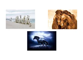 Beautiful Horses -  Design|Set Of 3 Posters | Unframed (30 Cm X 45 Cm)-thumb2