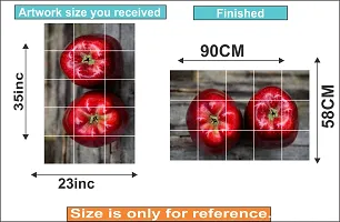 Waterproof Kitchen Apple design  Wallpaper/Wall Sticker Multicolour - Kitchen Wall Coverings Area ( 90Cm X 58Cm )-thumb3