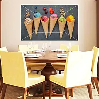 Waterproof Kitchen Creamy Waffles wall sticker Wallpaper/Wall Sticker Multicolour - Kitchen Wall Coverings Area (61Cm X92Cm)-thumb1