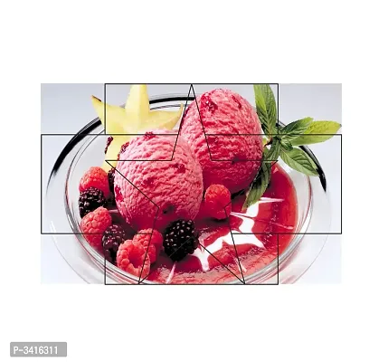 Waterproof Kitchen Fruits ice-cream wall sticker Wallpaper/Wall Sticker Multicolour - Kitchen Wall Coverings Area (61Cm X92Cm)-thumb3