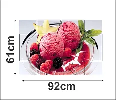 Waterproof Kitchen Fruits ice-cream wall sticker Wallpaper/Wall Sticker Multicolour - Kitchen Wall Coverings Area (61Cm X92Cm)-thumb3