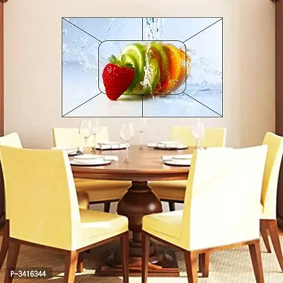 Waterproof Kitchen Fruits Wallpaper/Wall Sticker Multicolour - Kitchen Wall Coverings Area (61Cm X92Cm)-thumb0