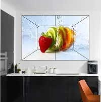 Waterproof Kitchen Fruits Wallpaper/Wall Sticker Multicolour - Kitchen Wall Coverings Area (61Cm X92Cm)-thumb1