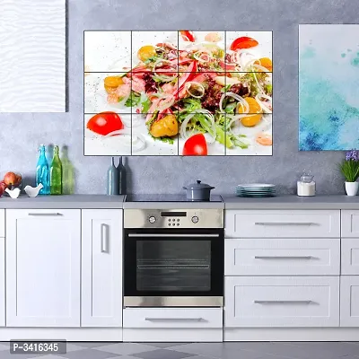 Waterproof Kitchen Abstract Wallpaper/Wall Sticker Multicolour - Kitchen Wall Coverings Area (61Cm X92Cm)-thumb0