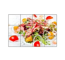 Waterproof Kitchen Abstract Wallpaper/Wall Sticker Multicolour - Kitchen Wall Coverings Area (61Cm X92Cm)-thumb2