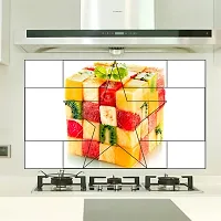 Waterproof Kitchen Fruit cube wall sticker Wallpaper/Wall Sticker Multicolour - Kitchen Wall Coverings Area (61Cm X92Cm)-thumb1