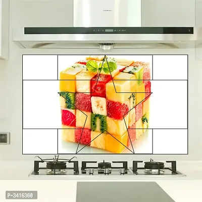 Waterproof Kitchen Fruit cube wall sticker Wallpaper/Wall Sticker Multicolour - Kitchen Wall Coverings Area (61Cm X92Cm)-thumb2