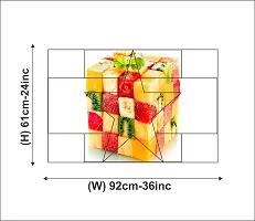 Waterproof Kitchen Fruit cube wall sticker Wallpaper/Wall Sticker Multicolour - Kitchen Wall Coverings Area (61Cm X92Cm)-thumb3