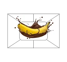 Waterproof Kitchen Banana with chocolate wall sticker Wallpaper/Wall Sticker Multicolour - Kitchen Wall Coverings Area (61Cm X92Cm)-thumb2