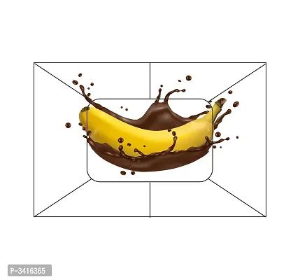 Waterproof Kitchen Banana with chocolate wall sticker Wallpaper/Wall Sticker Multicolour - Kitchen Wall Coverings Area (61Cm X92Cm)-thumb3