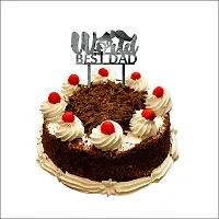 Premium "World Best Dad" Cake Topper /  Cake Decoration Item / Special   Cake Decoration For Kids Wife Husband Friend Cousin - Pack Of 1-thumb2