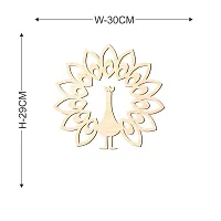 Premium Standing Peacock Wooden Wall Hanging For Decoration Diy Products _Wco213-thumb3