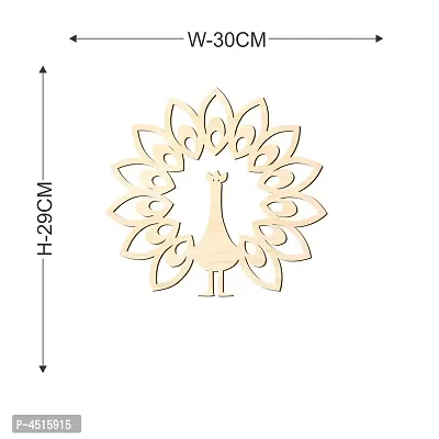 Premium Standing Peacock Wooden Wall Hanging For Decoration Diy Products _Wco213-thumb4