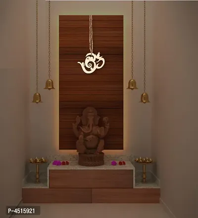 Premium Ganesh Inward Om Wooden Wall Hanging For Decoration Diy Products _Wco219-thumb2