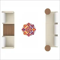 Premium Floral Rangoli Combo Sticker For Diwali With Decorative Kalash And Diyas _As577-thumb2