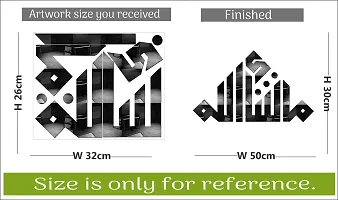 Abstract Design Acrylic 3D Mirror Wall Sticker-thumb3