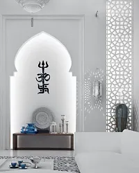 Swastik OM Diwali Decorations Acrylic 3D Mirror Wall Sticker-thumb2