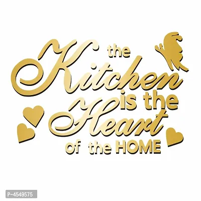 Acrylic 3D Kitchen Quotes Mirror Wall Sticker-thumb0