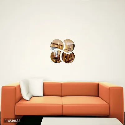 Decorative Abstract Acrylic 3D Mirror Wall Sticker-thumb2