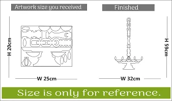 Décor Cafe Designer Lamp Acrylic 3D Mirror Wall Sticker-thumb3