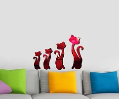 Decorative Abstract Acrylic 3D Mirror Wall Sticker-thumb1