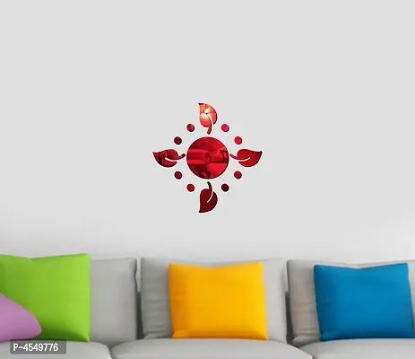 Decorative Abstract Acrylic 3D Mirror Wall Sticker-thumb2