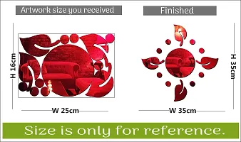 Decorative Abstract Acrylic 3D Mirror Wall Sticker-thumb3