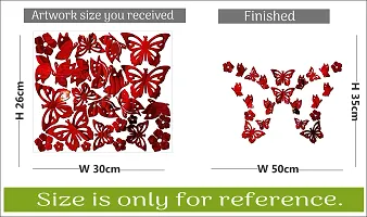 Beautiful Butterflies Acrylic 3D Mirror Wall Sticker-thumb3