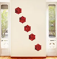 Abstract Design Acrylic 3D Mirror Wall Sticker-thumb2