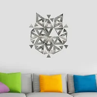 Abstract Design Acrylic 3D Mirror Wall Sticker-thumb1