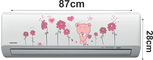 Cute Teddy Bear Decorative AC Sticker-thumb2