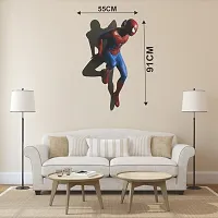 Decor Kafe Wall Decor Vinyl Spiderman Wall Sticker | Decorative Wall Sticker for Living Room, Bedroom, Office, Hall and Home Decor _AS642-thumb2