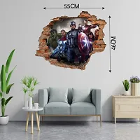 Decor Kafe Avengers Sticker | Wall Sticker for Living Room/Bedroom/Office and All Decorative Stickers_AS655-thumb2