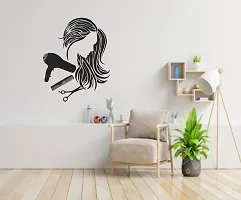 Hair Salon Style Beauty Parluor Spa Wall Decal Sticker (74X59 cm)-thumb1